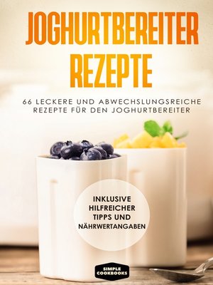 cover image of Joghurtbereiter Rezepte
